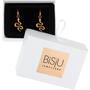 BiSjU Jewellery Oorbellen Ronde Ringen Silver Plated 