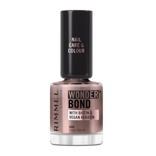 Rimmel London Wonder'Bond Care+Color Nagellak Bruin 006 Chai Treat