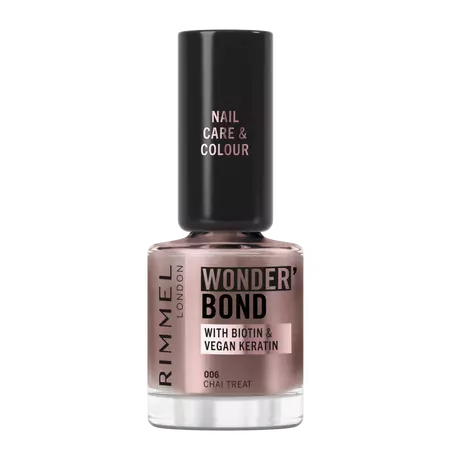 Rimmel London Wonder'Bond Care+Color Nagellak Bruin 006 Chai Treat