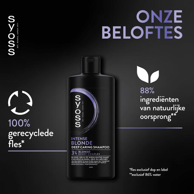 Syoss Intense Blonde Shampoo 440 ML