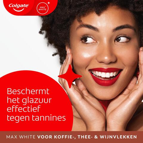 Colgate Max White for Coffee, Tea and Wine Stains Tandpasta 75 ML