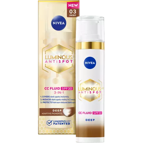 NIVEA Cellular Luminous630 CC Fluid SPF30 Deep 40 ML