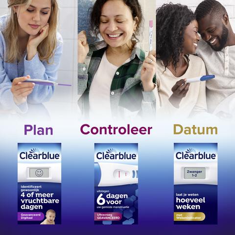 Clearblue Vroege Geavanceerd Detectie Zwangerschapstest 2 Stuks