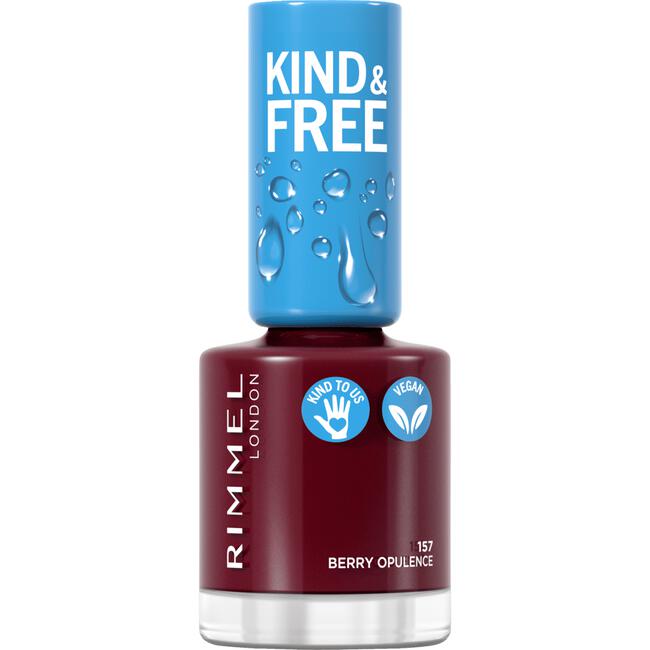Rimmel London KIND & FREE Vegan Nagellak 157 Berry Opulence