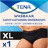TENA WASBAAR ONDERGOED ZWART  XL