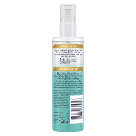 Andrélon Kokos Volume Boost 3in1 Textuur Spray 150 ML