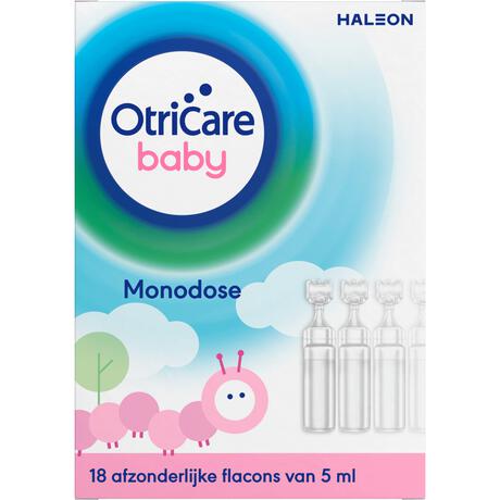 OtriCare Baby Monodose Zoutoplossing bij een Verstopte Neus 18 x 5 ML