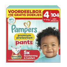 Pampers Premium Protection Pants Voordeelbox Luierbroekjes Maat 4 9-15 kg 104 stuks