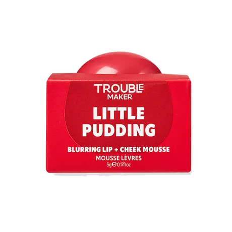 Trouble Maker Little Pudding Blurring Lip + Cheek Mousse Mimi Rose Pink