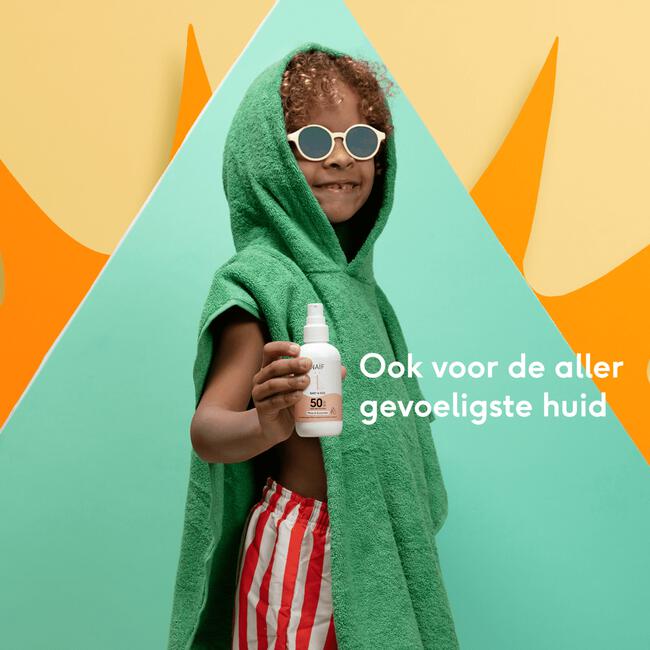 Naïf Baby & Kids Zonnebrandspray Parfumvrij SPF50 100 ML