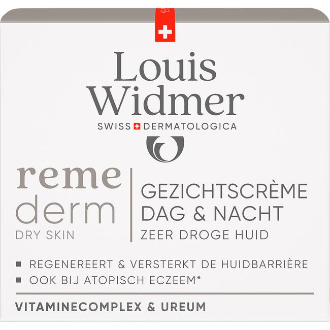 Louis Widmer Remederm Gezichtscrème Dag & Nacht Licht Geparfumeerd 50 ML