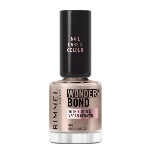 Rimmel London Wonder'Bond Care+Color Nagellak Taupe 005 Grab and Go