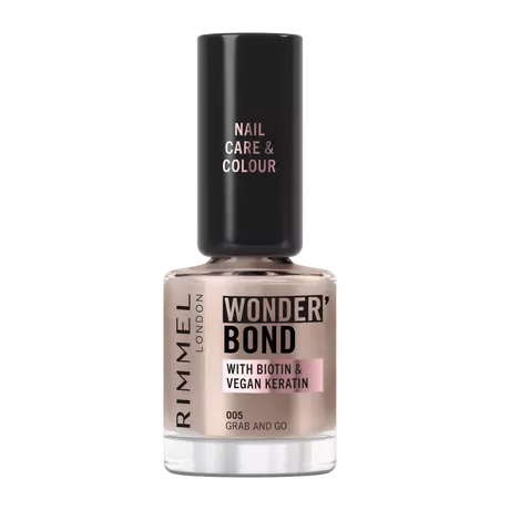Rimmel London Wonder'Bond Care+Color Nagellak Taupe 005 Grab and Go