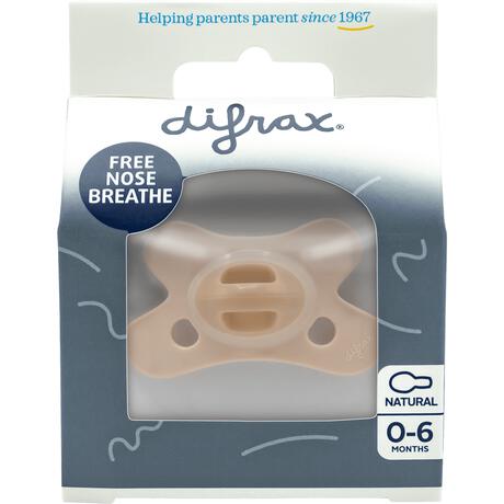 Difrax Fopspeen Naturel Earth Moonstone 0-6 Maanden 