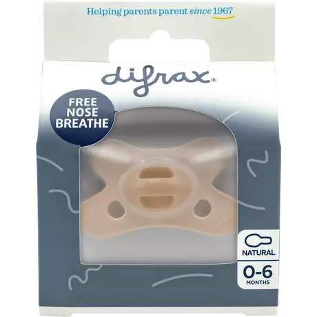 Difrax Fopspeen Natural 0-6M Se Earth Moonstone