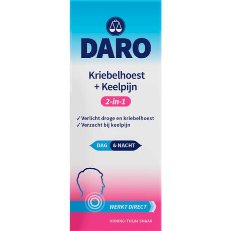 Daro 2in1 kriebelhoest+keelpijn