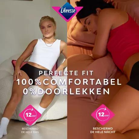 Libresse Intimawear Hipster Menstruatieondergoed Zwart Medium 1 stuk&nbsp;