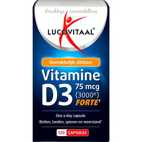 Lucovitaal Vitamine D3 75mcg 120 stuks
