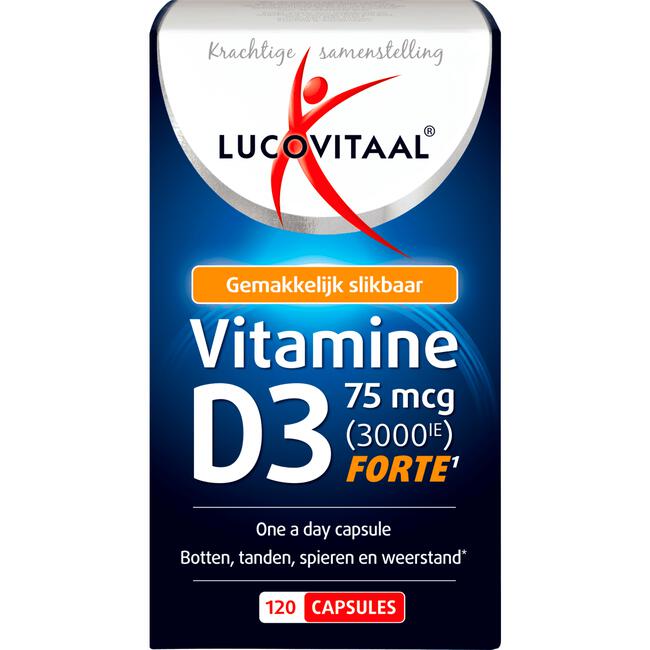Lucovitaal Vitamine D3 75mcg 120 stuks