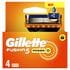 Gillette Fusion5 Power Navulmesjes 4 Stuks