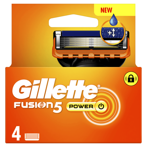 Gillette Fusion5 Power Navulmesjes 4 stuks