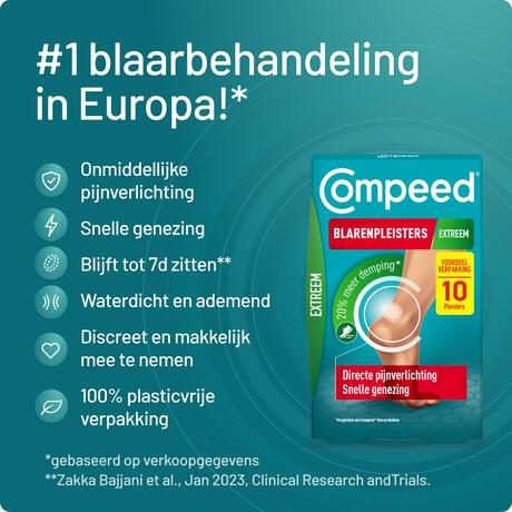 Compeed Blarenpleister Extreem 10 stuks