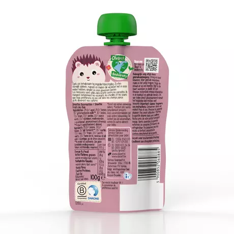 Olvarit Knijpfruit Smoothie Bosvrucht 12+ Maanden 100 gram