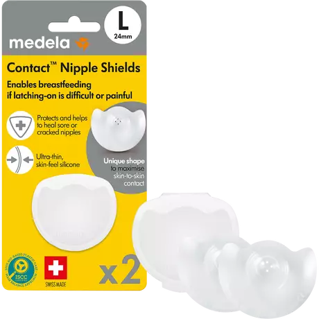 Medela Contact Tepelhoedjes Maat L 2 stuks