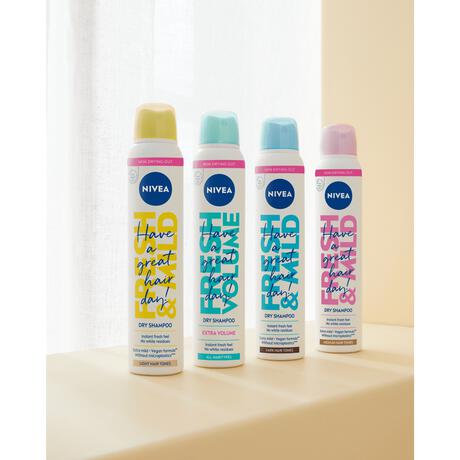 NIVEA Fresh Revive 3-In-1 Droogshampoo Voor Donker Haar 200 ML