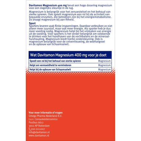 Davitamon Magnesium 400 mg Tabletten