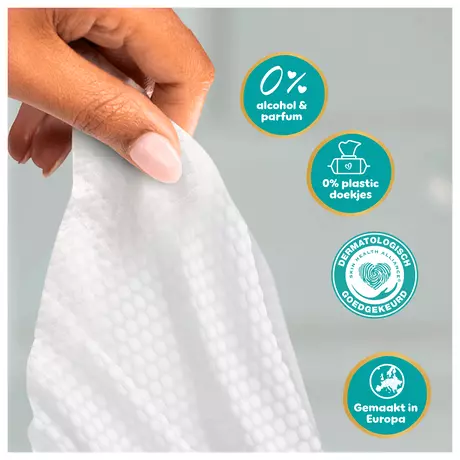 Pampers Aqua Soft Touch Billendoekjes 3x60 stuks