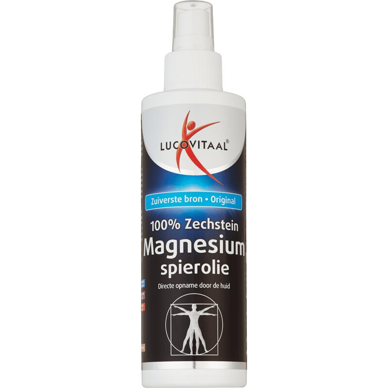 Lucovitaal 100% Zechstein Magnesium Spierolie 200 ML