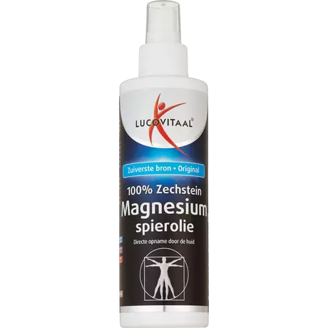 Lucovitaal 100% Zechstein Magnesium Spierolie 200 ML
