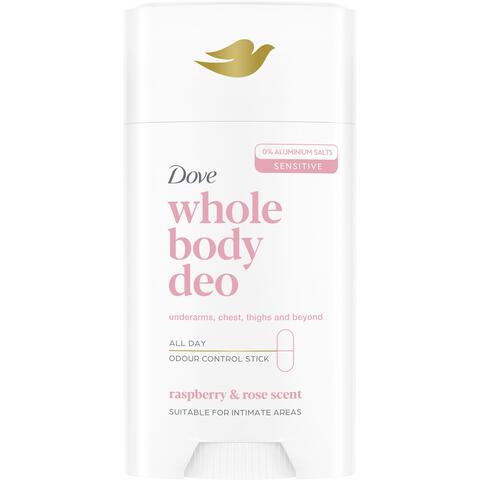 Dove Whole Body Raspberry & Rose Deodorant Stick 75 gram
