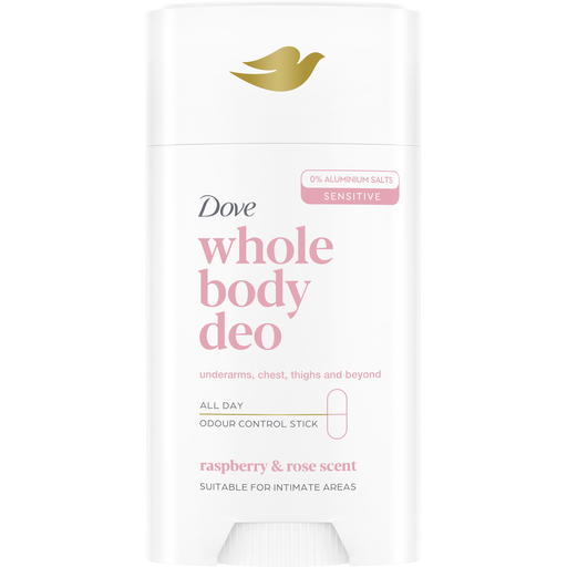 Dove Whole Body Raspberry & Rose Deodorant Stick 75 gram