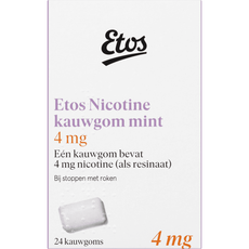 Etos Nicotine Kauwgom Mint 4 MG