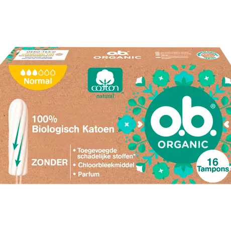 o.b.® Organic Cotton Tampons Normal 16 stuks