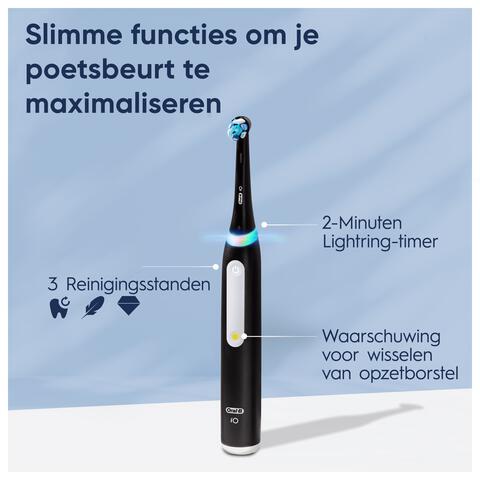 Oral-B iO 3 Zwart & Radiant White Elektrische Tandenborstel Geschenkset