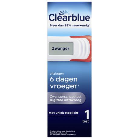 Clearblue Zwangerschapstest Digitaal Ultravroeg 1 Stuk