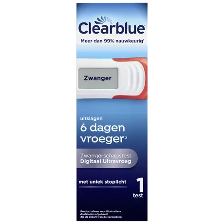 Clearblue Zwangerschapstest Digitaal Ultravroeg 1 stuk