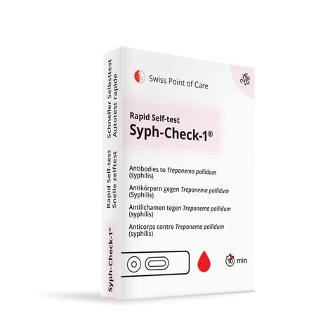 Swiss Point of Care snelle zelftest syph-check 1 stuk