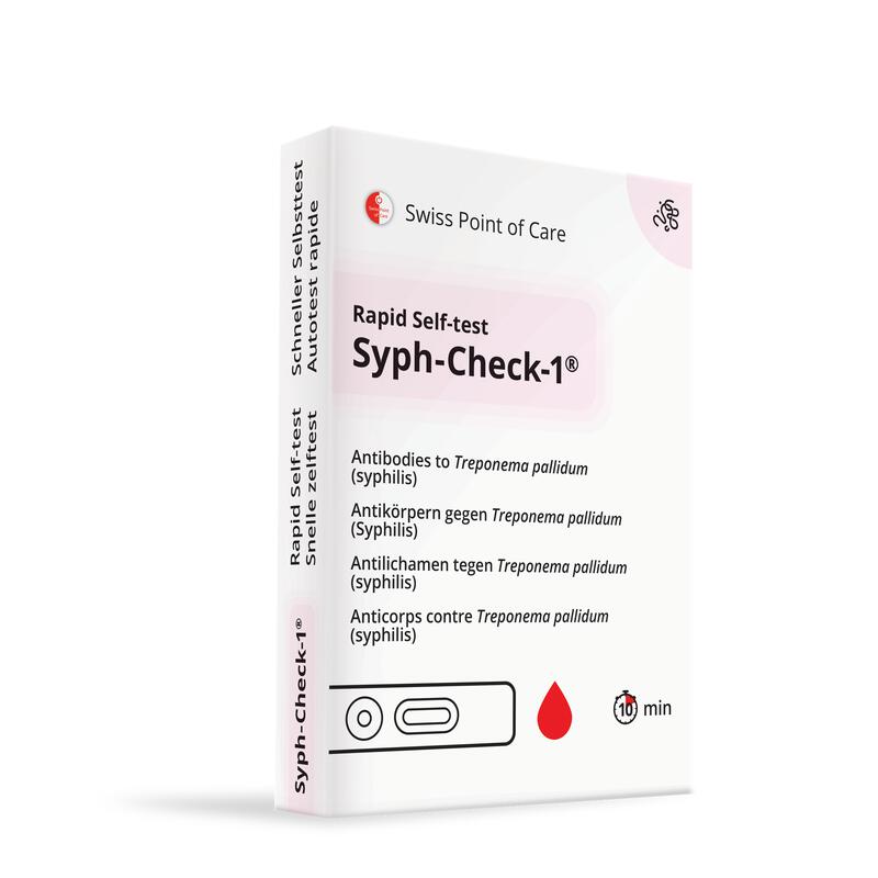 Swiss Point of Care snelle zelftest syph-check 1 stuk
