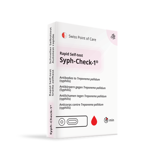 Swiss Point of Care snelle zelftest syph-check 1 stuk