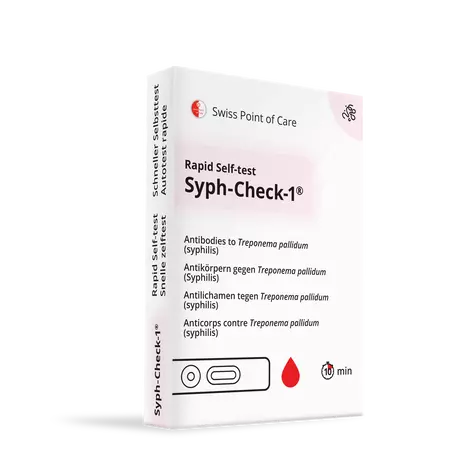 Swiss Point of Care snelle zelftest syph-check 1 stuk