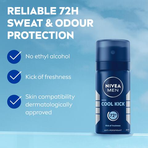 NIVEA MEN Cool Kick Deodorant Spray Mini 35 ML