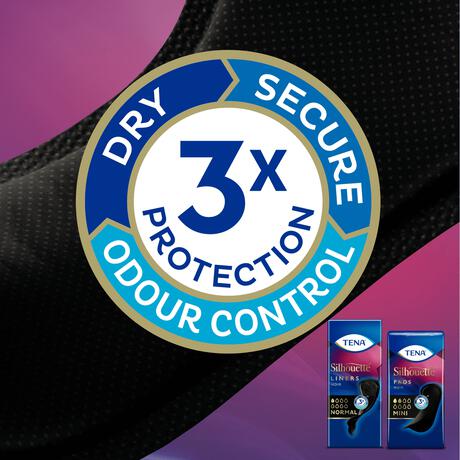 TENA Silhouette Noir Inlegkruisjes 26 stuks