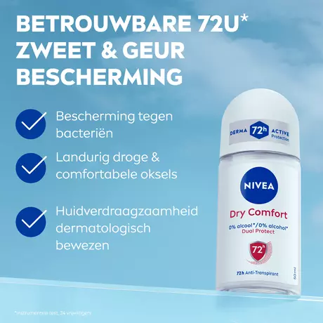 NIVEA Dry Comfort Deodorant Roller 50 ML
