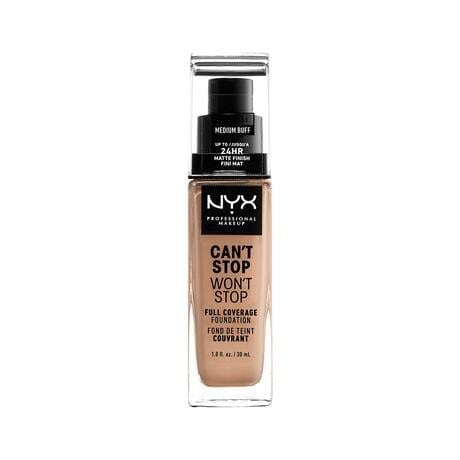 NYX Professional Makeup Can't Stop Won't Stop Foundation  Medium Buff CSWSF