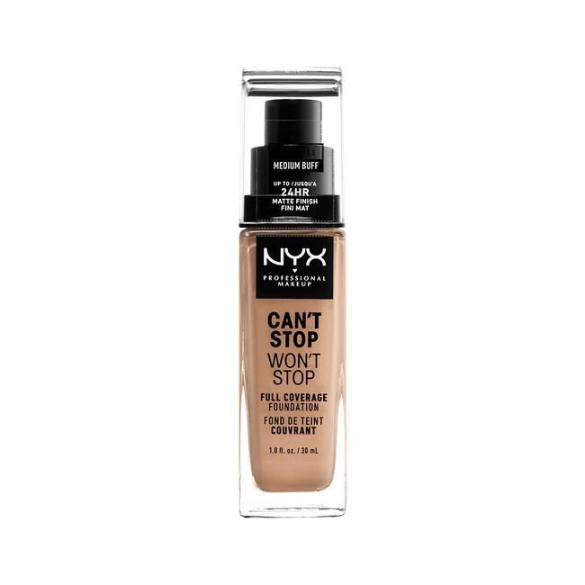 NYX Professional Makeup Can't Stop Won't Stop Foundation  Medium Buff CSWSF