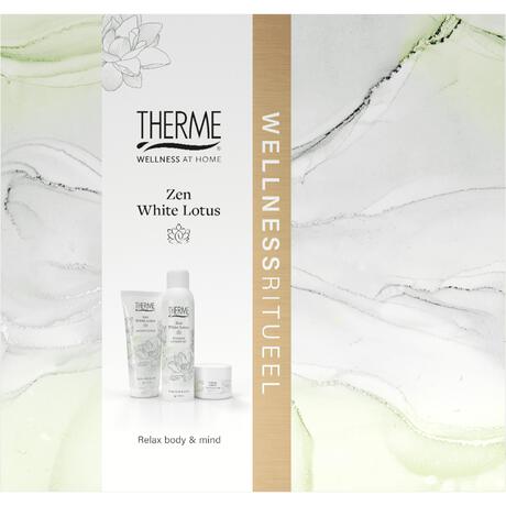 Therme Zen White Lotus Scrub 200ml + Butter 75g + Foam 200ml Geschenkset